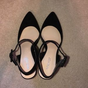 Nine West Black Wedge